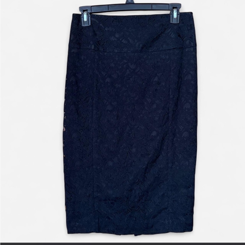 Express black Lace Pencil Skirt
